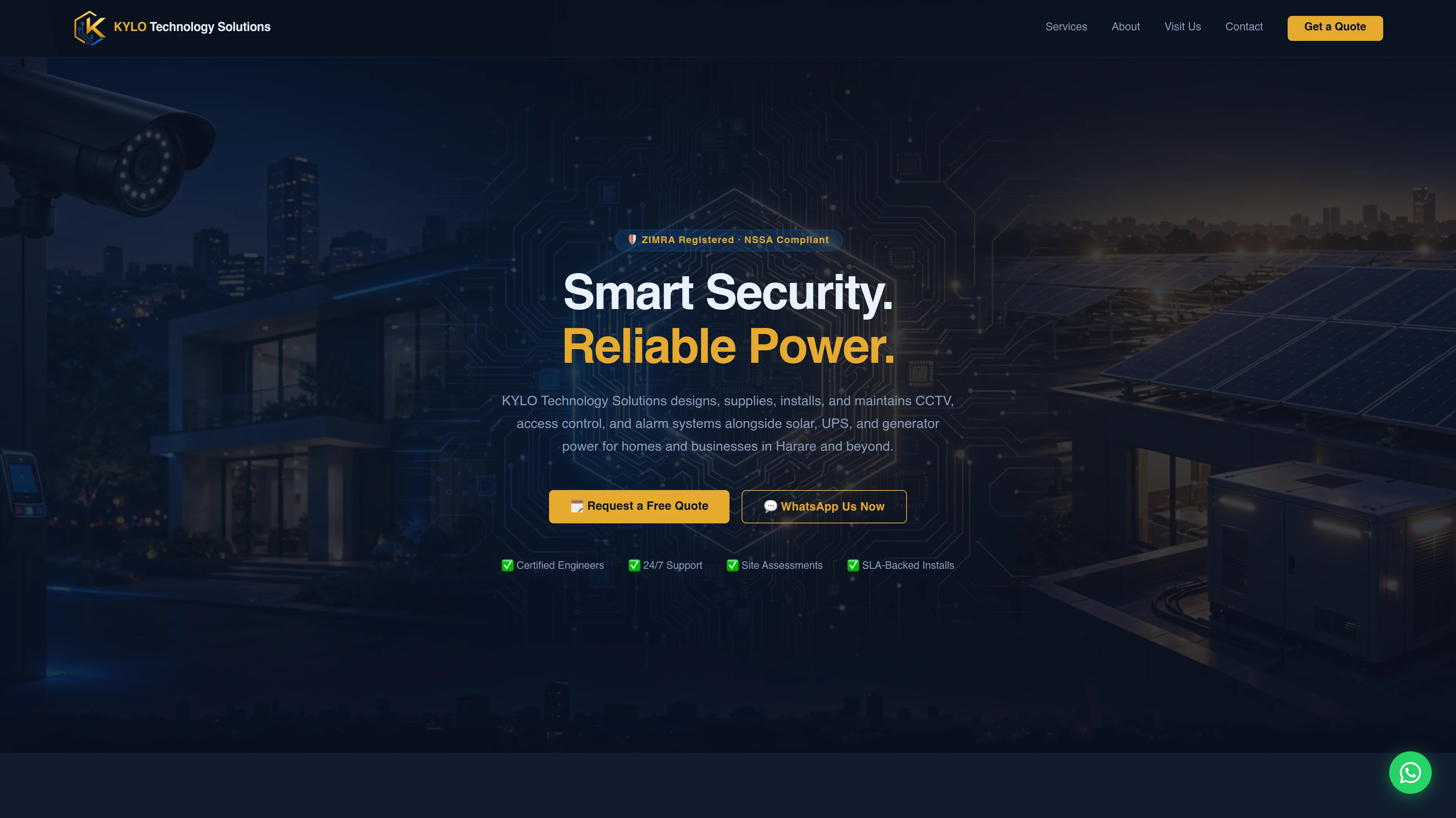Kylo Technology Solutions website preview
